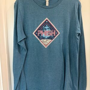 Blue Long Sleeve Phish Tour Shirt Summer Tour 2017